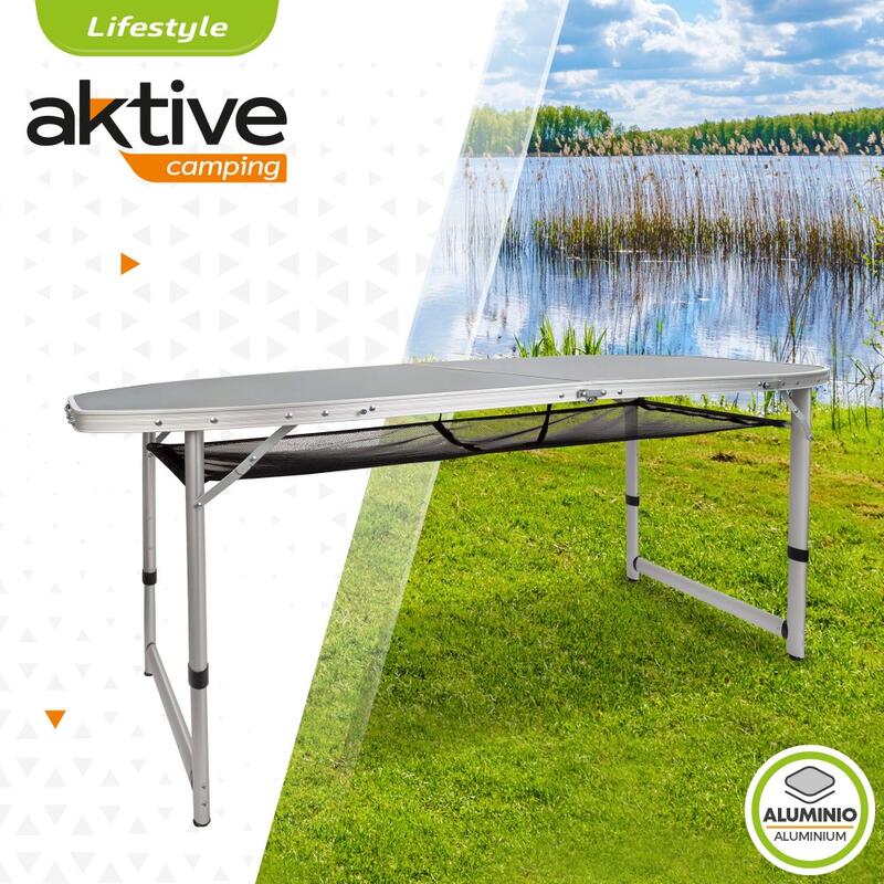 AKTIVE - Table de Camping 80x149x71,5 cm