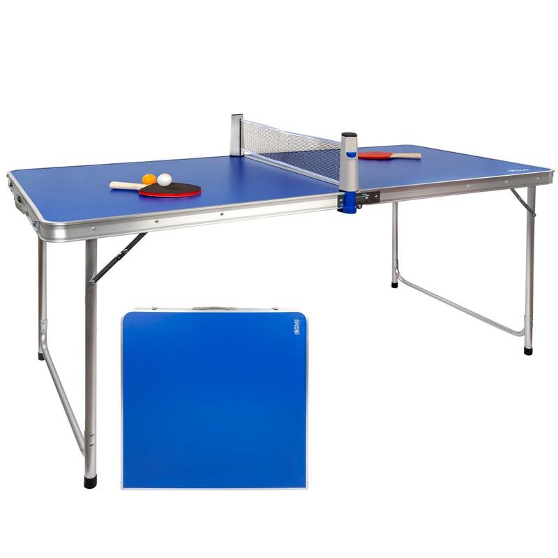 Mesa ping pong plegable de camping Aktive - 160x80x70 cm