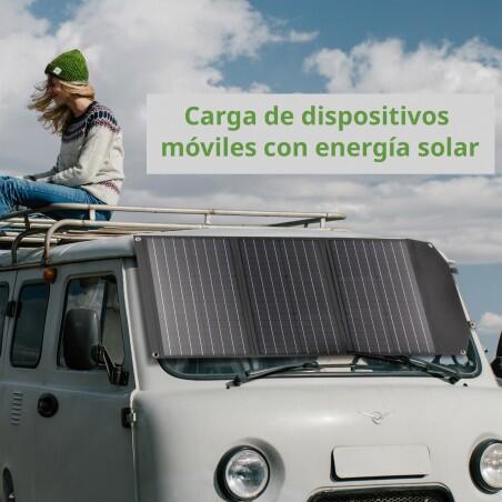 Panel solar cargador  portátil 90W BRESSER