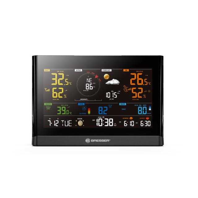 Bresser WLAN Comfort Weather Center con sensore professionale 7 in 1