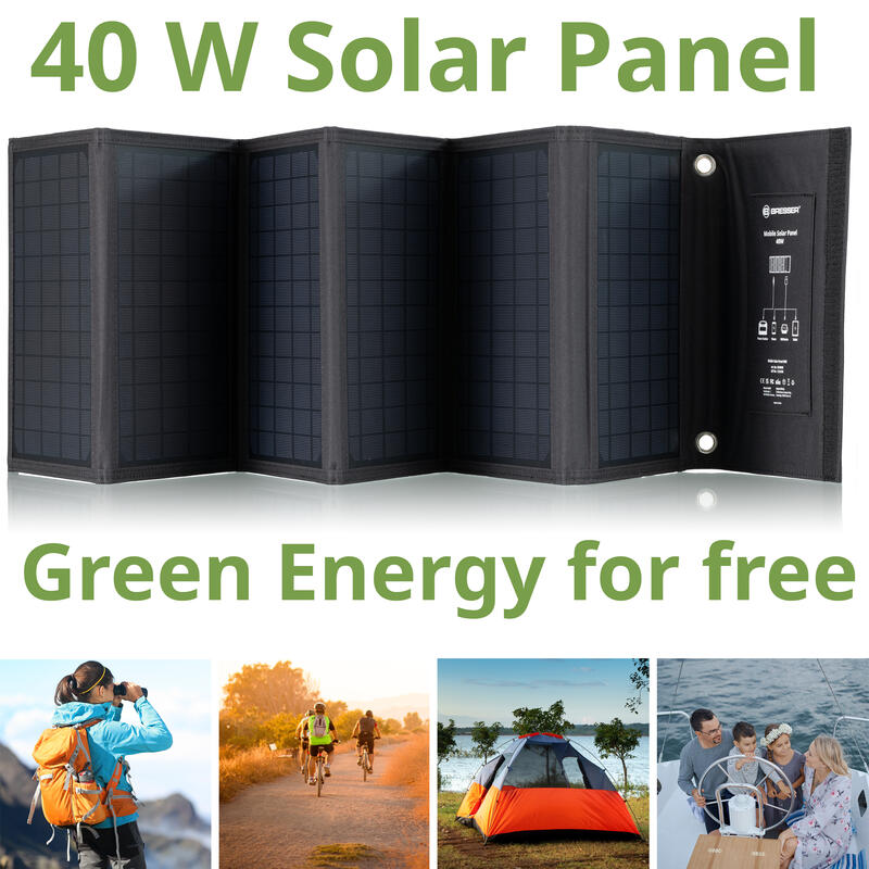 Panel solar cargador  portátil 40W BRESSER