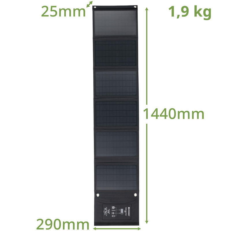 Panel solar cargador  portátil 40W BRESSER