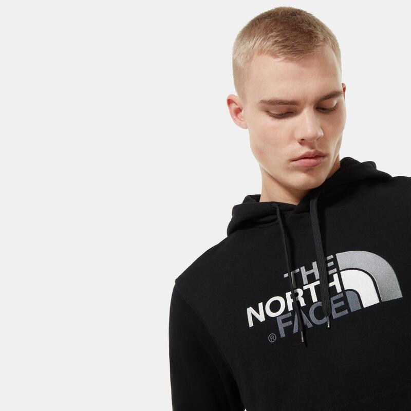 Férfi pulóver, The North Face Drew Peak Hoodie, fekete