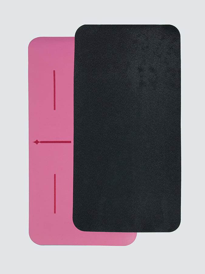 Yoga Studio The Grip Mini Yoga Mat Pad 4mm - Pink 4/5