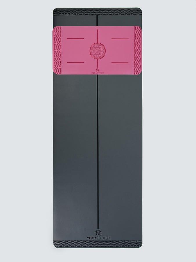 Yoga Studio The Grip Mini Mandala Yoga Mat Pad 4mm - Pink 4/5