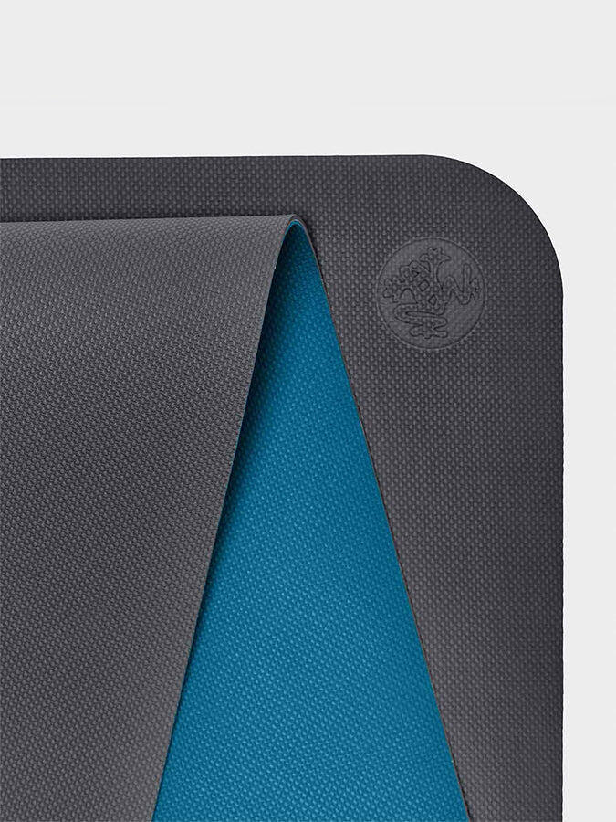 Manduka Begin Yoga Mat 5mm - Steel Grey 3/4