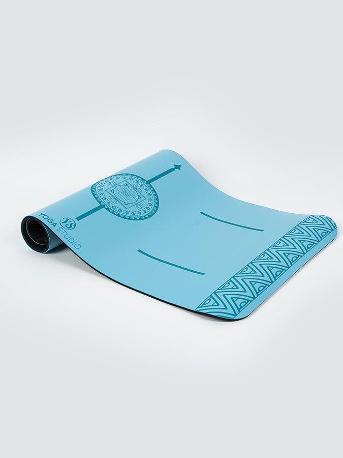 Yoga Studio The Grip Mini Mandala Yoga Mat Pad 4mm - Blue 2/5