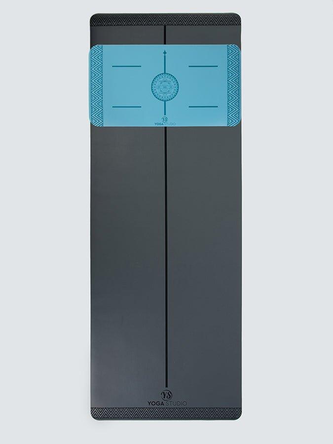 Yoga Studio The Grip Mini Mandala Yoga Mat Pad 4mm - Blue 4/5