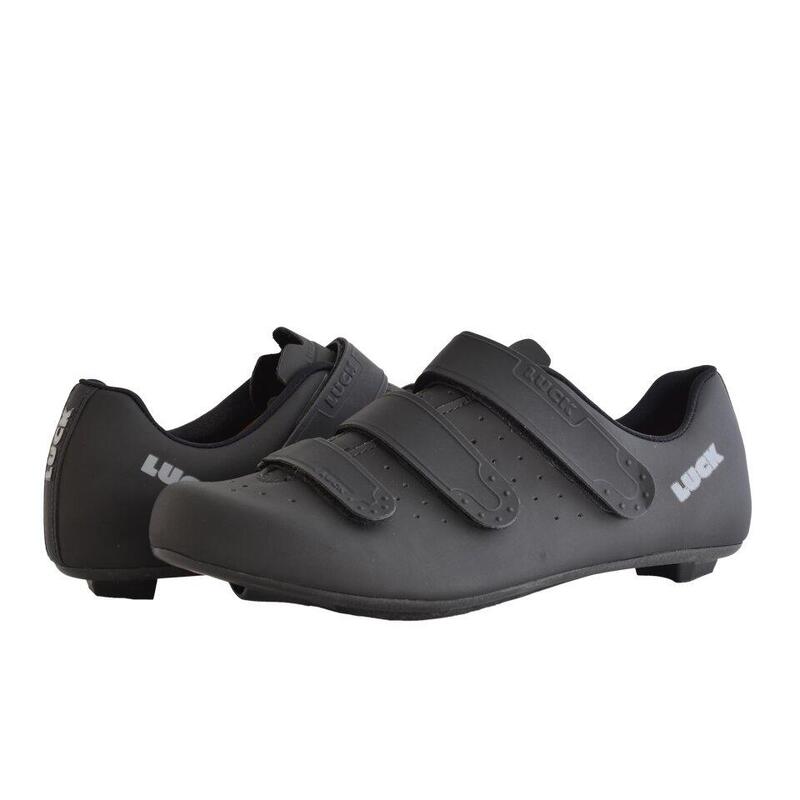 Chaussures Cyclisme Route Homme et Femme Luck Max Noir