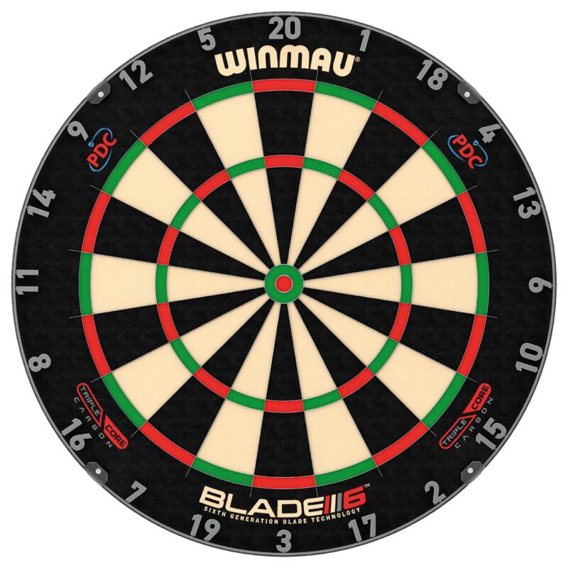 Cible Winmau Blade 6 Triple Core PDC - Professionnelle