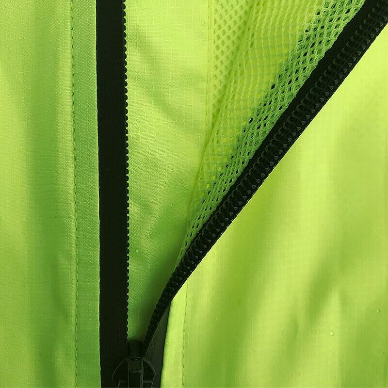 Veste de sport/veste de pluie taille M jaune fluo