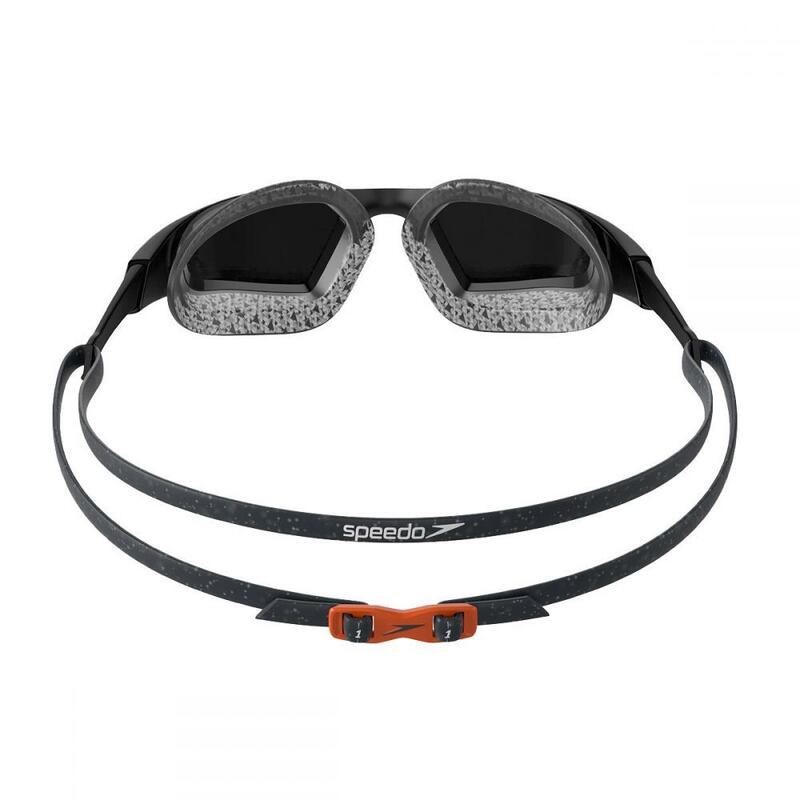 Speedo Aquapulse Pro gespiegelde bril - Oxid Grey/ Black/ Orange Gold