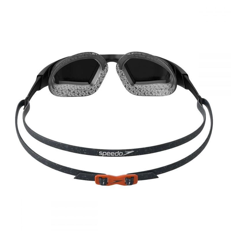 Speedo Aquapulse Pro Mirror Oxid Grey/Black/Orange Gold