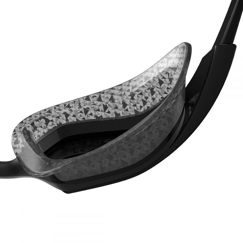 Speedo Aquapulse Pro Mirrored Goggles - Oxid Grey/ Black/ Orange Gold 4/5