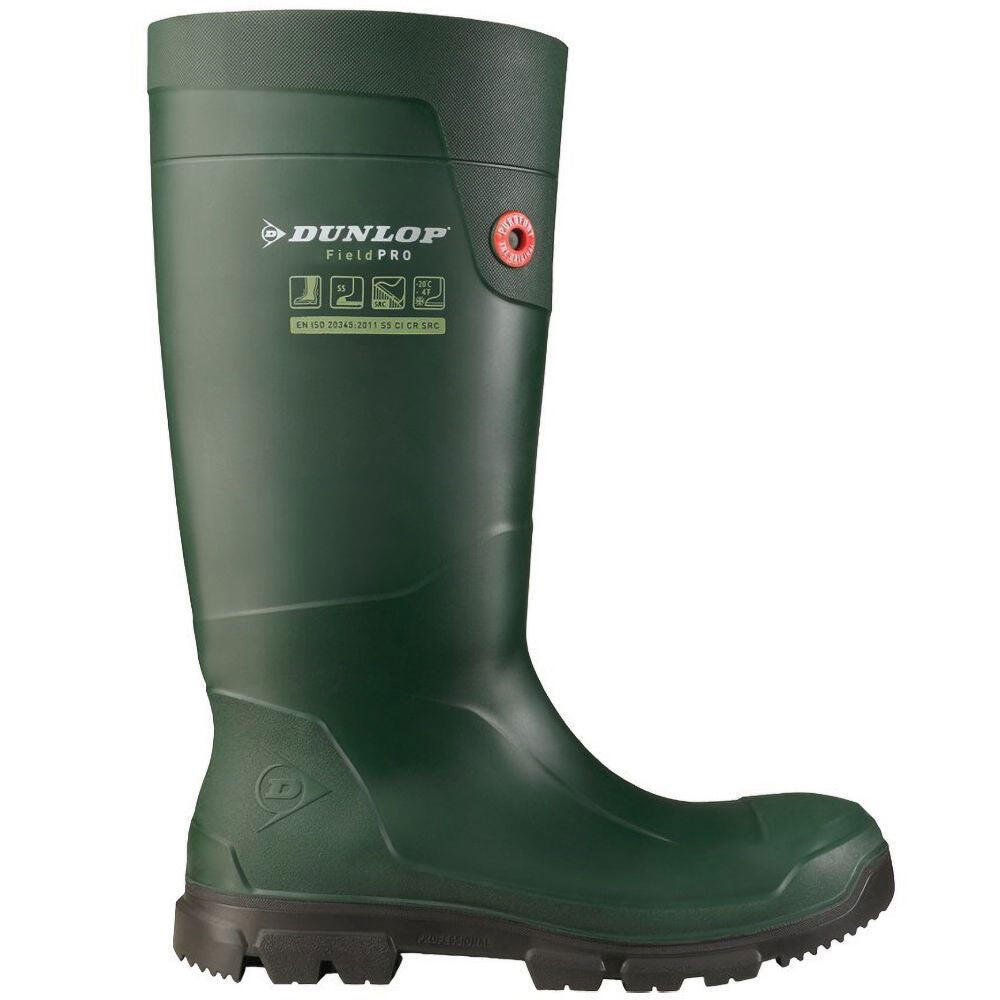 Unisex Adult Purofort FieldPRO Wellington Boots (Green/Black) 3/4