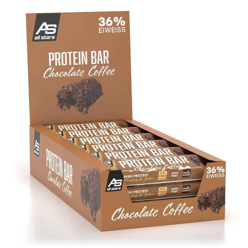 All Stars Protein Bar Chocolate-Coffee 18er Pack (18 x 50g) 900g Media 1
