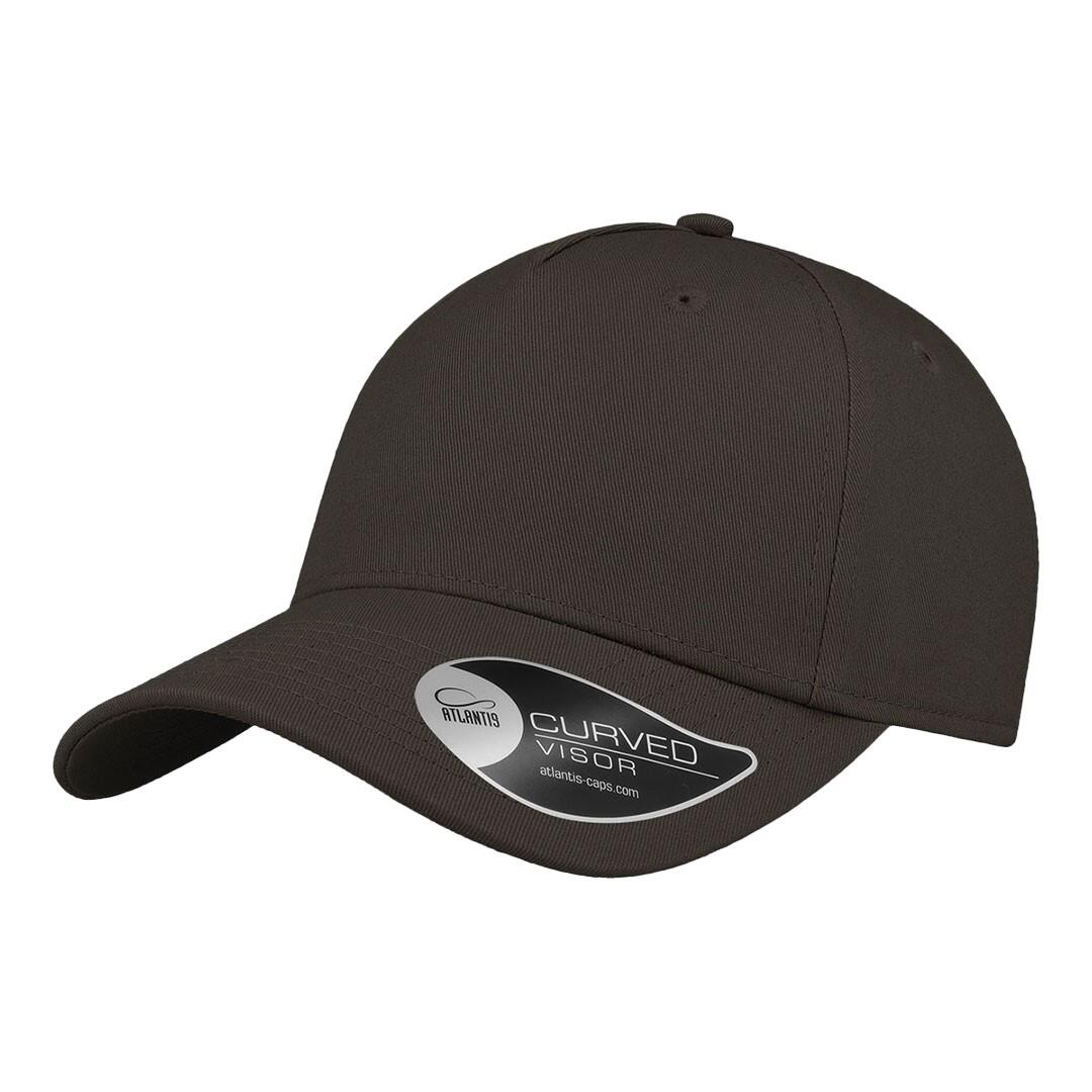 5 Panel Structured Cap (Dark Grey) 1/3