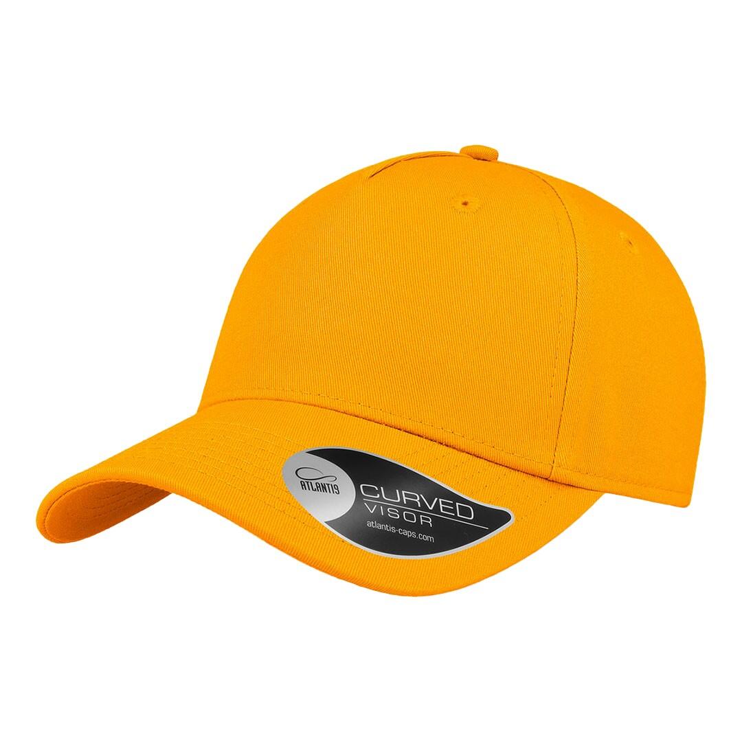 5 Panel Structured Cap (Yellow) 1/4