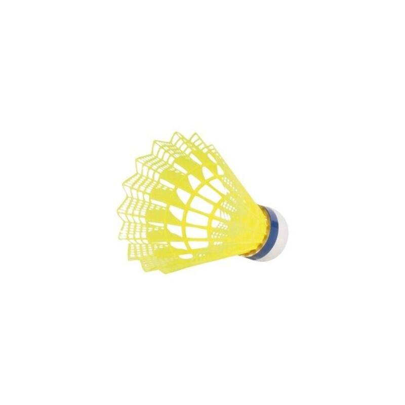 Badmintonový míček Nylon 2000 žlutý - rychlost modrá