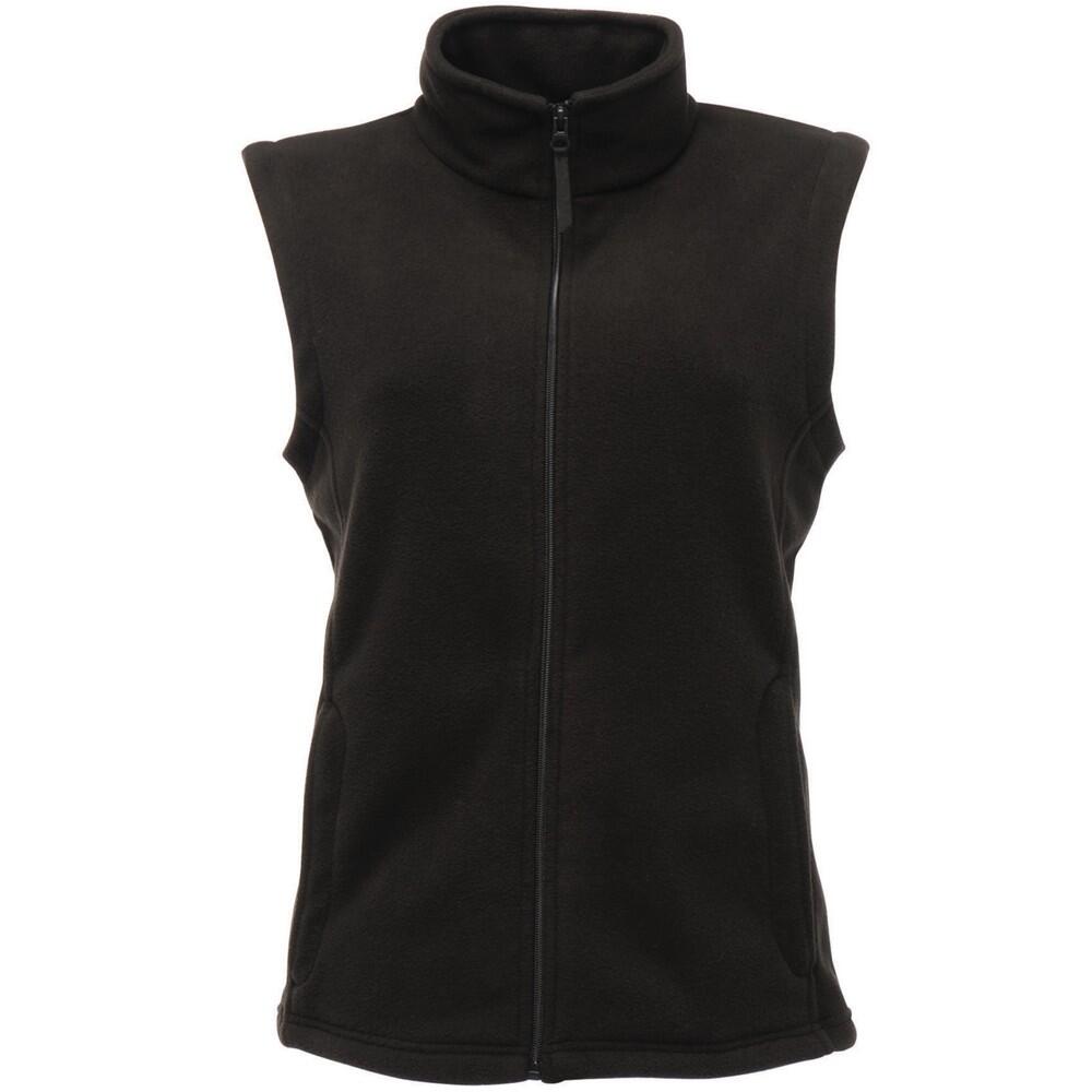 Women's sleeveless fleece jacket (Black)