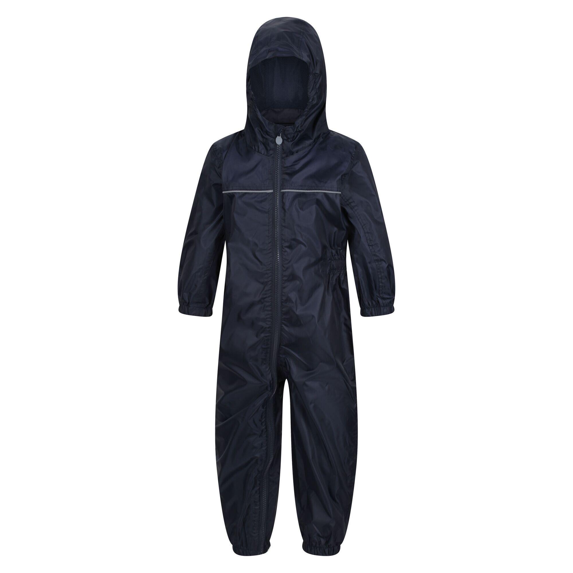 Professional Baby/Kids Paddle All In One Rain Suit (Navy) 1/4