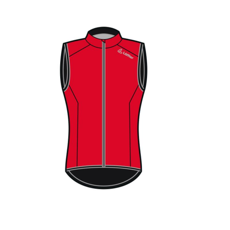 Fahrradweste ohne Ärmel M Bike Vest WPM Pocket - Rot