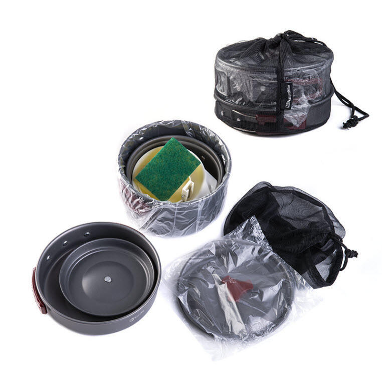 T203 Camping Cookware 4 in 1 sets