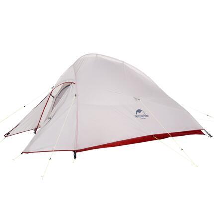 CloudUp2 20D Nylon Silicon Aluminum Pole Ultra Light Tent with Mat - Grey