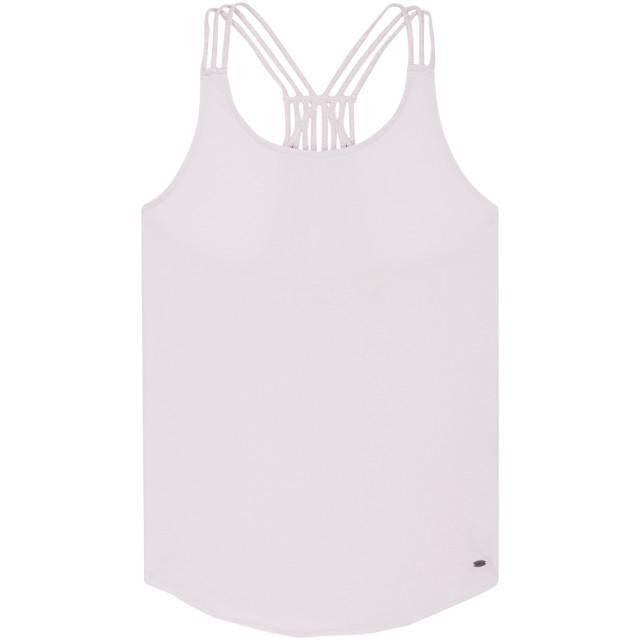 Camiseta sin mangas O'Neill Strappy Back Detail rosa de mujer