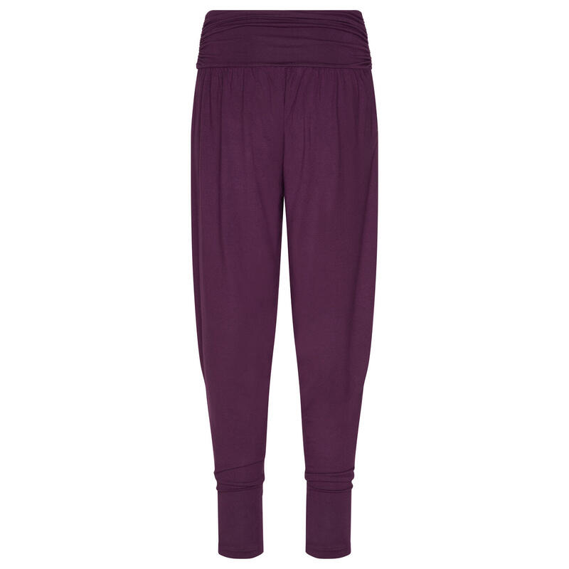 Yamadhi Loose Pants, bequeme Yogahose, Modal, deep purple (Blackberry Wine)