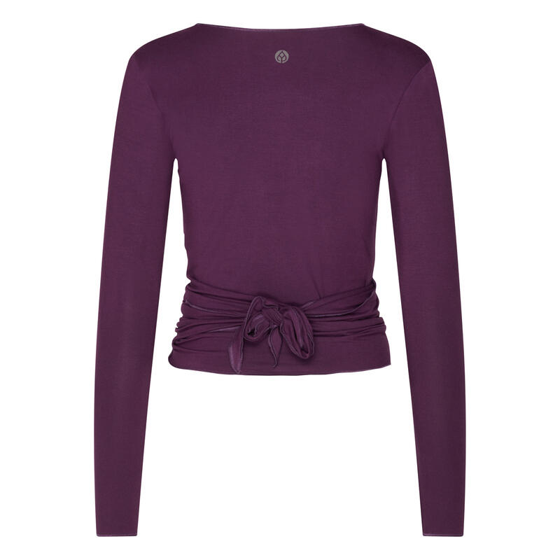 Yamadhi Yoga Wickeljacke, Modal, deep purple (Blackberry Wine)