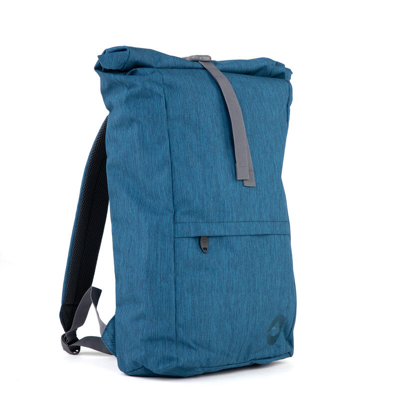 Urban Yogi Rolltop Rucksack, dunkelblau meliert