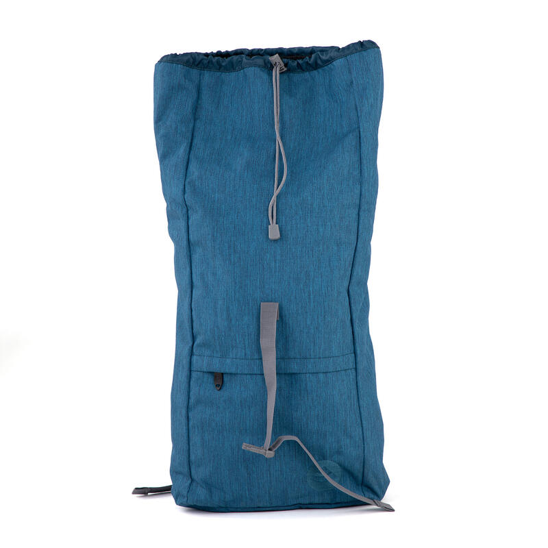 Urban Yogi Rolltop Rucksack, dunkelblau meliert