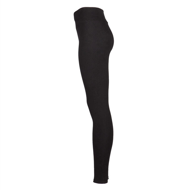 Yamadhi Basic Yoga Leggings Crossed Waist, Bio-Baumwolle, Schwarz