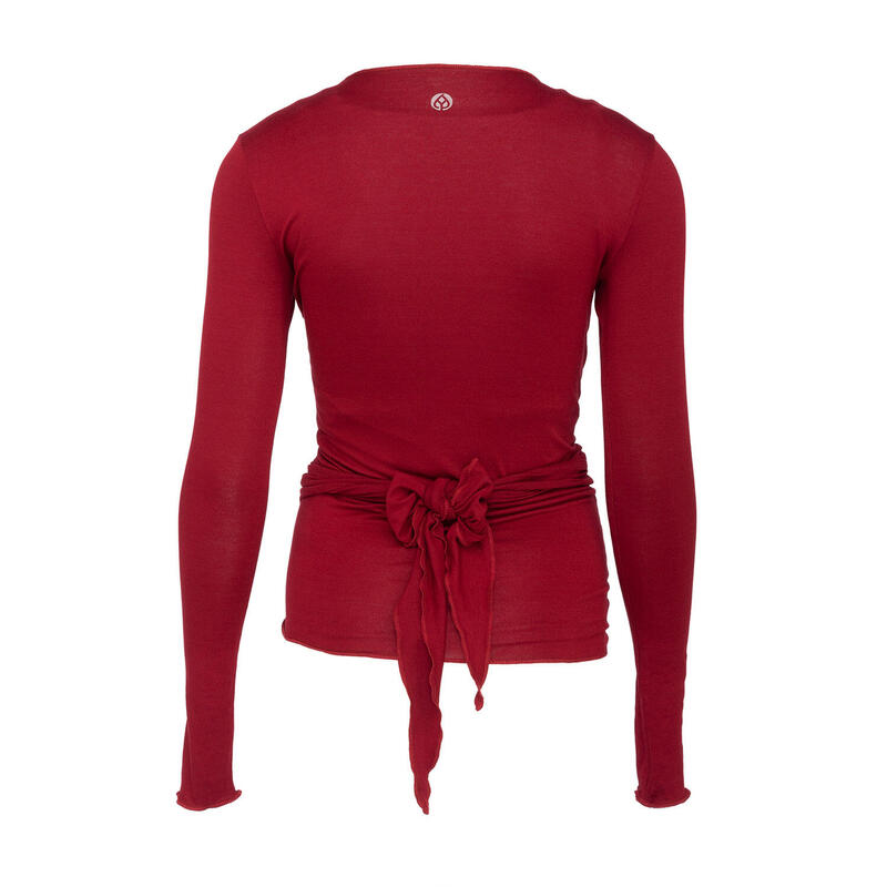 Yamadhi Yoga Wickeljacke, Modal, Bordeaux