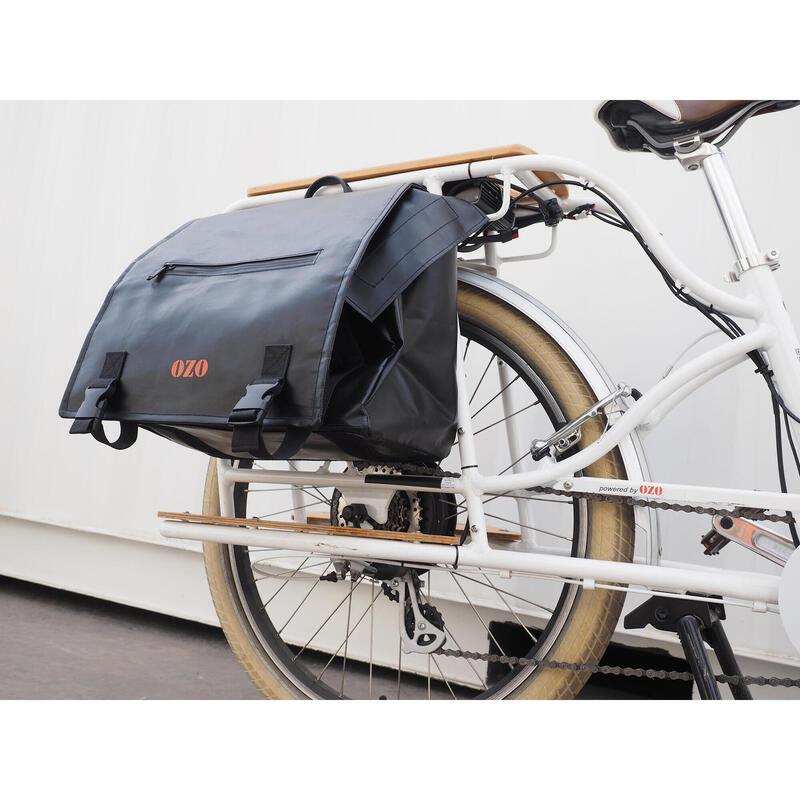Sacoche latérale imperméable pour porte bagages de vélo