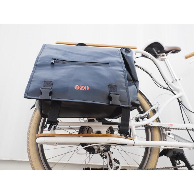 Sacoche latérale imperméable pour porte bagages de vélo