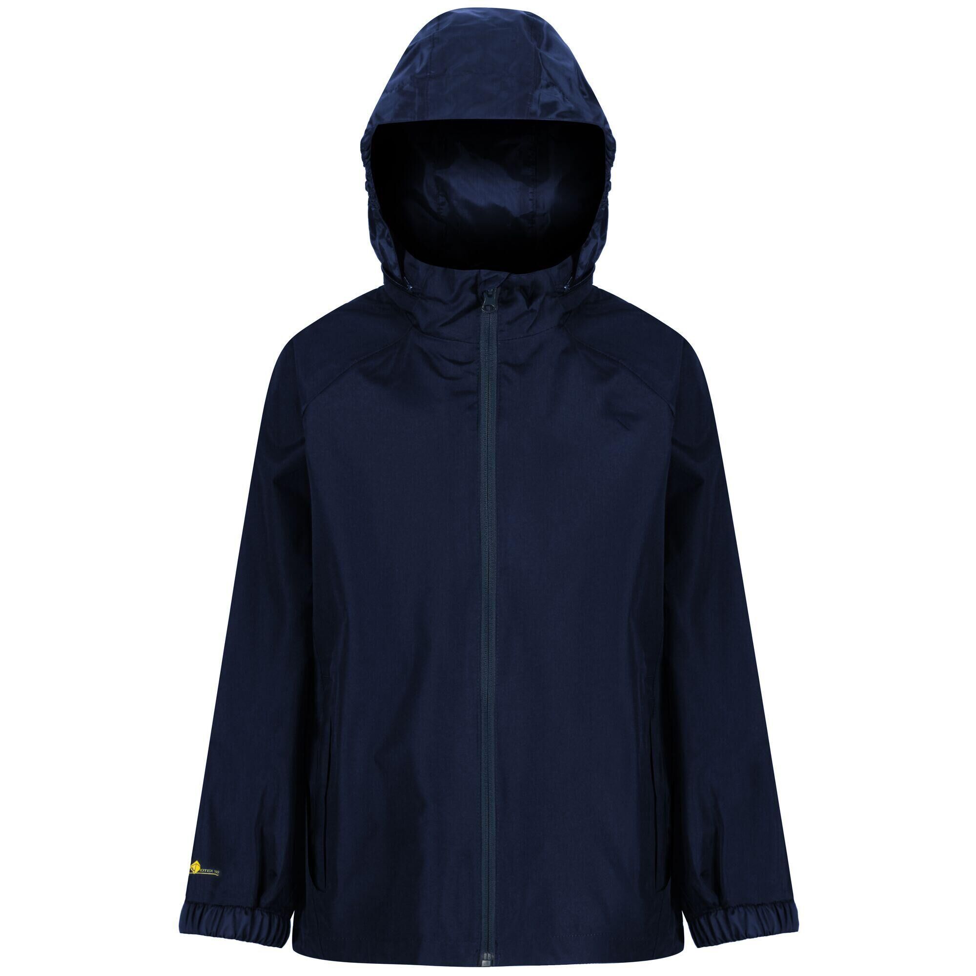 REGATTA Childrens/Kids Packaway Waterproof Jacket (Navy)