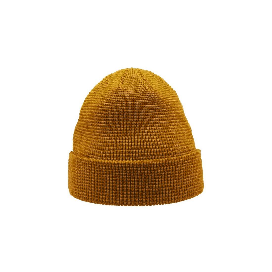 Blog Waffle Beanie (Mustard Yellow) 1/3