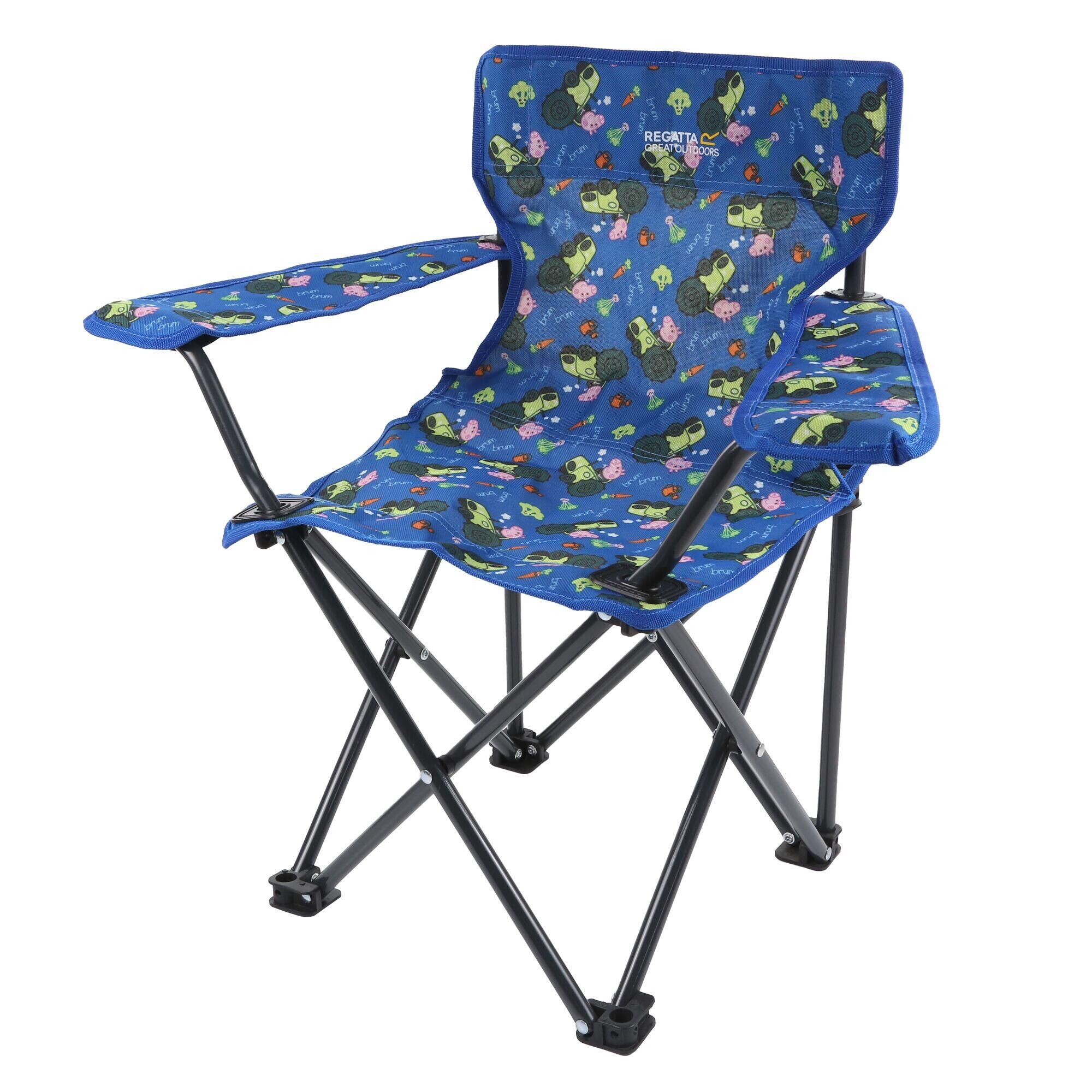 REGATTA Peppa Pig Kids' Camping Chair - Blue Tractor