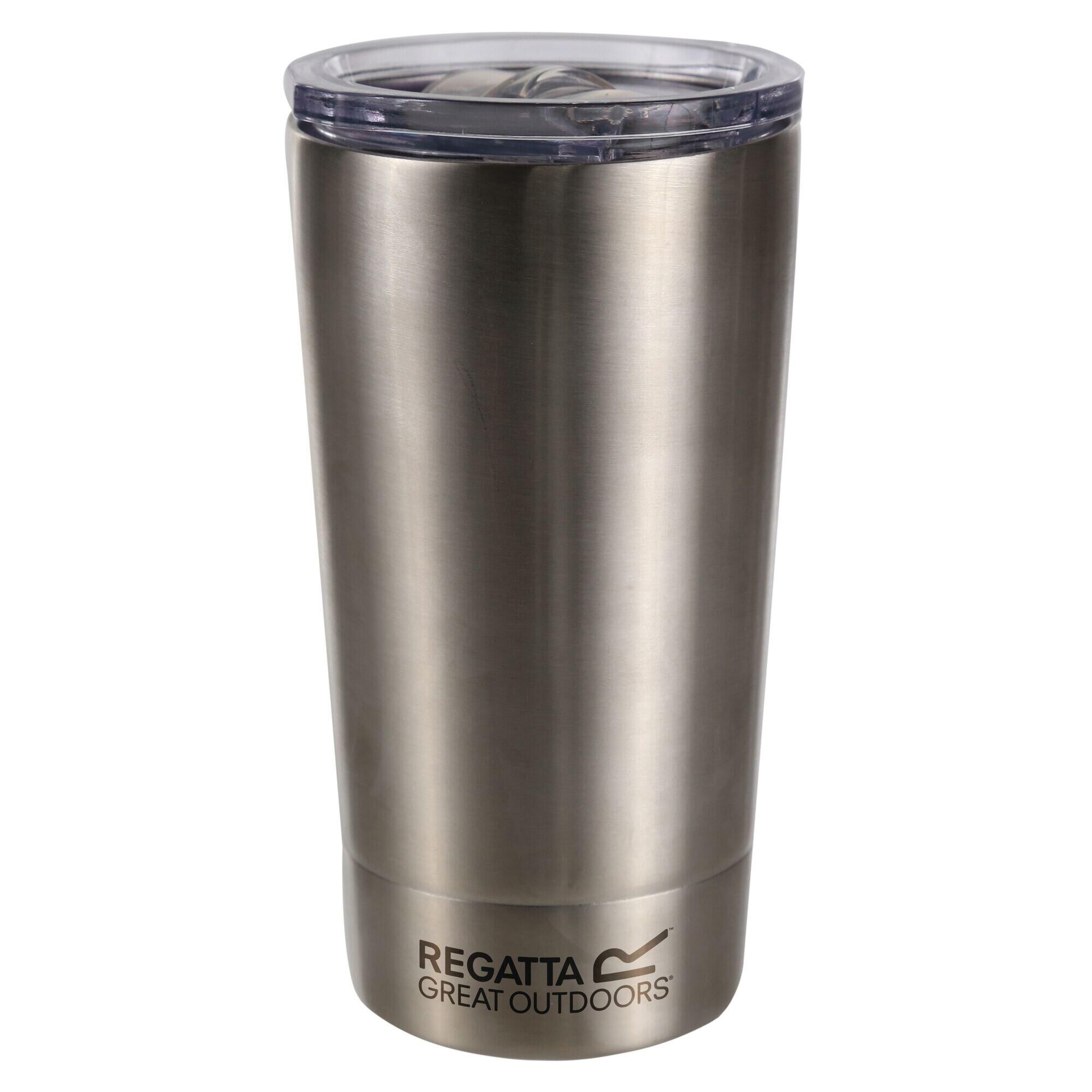 REGATTA 350ml Adults' Camping Travel Commuter Mug - Silver