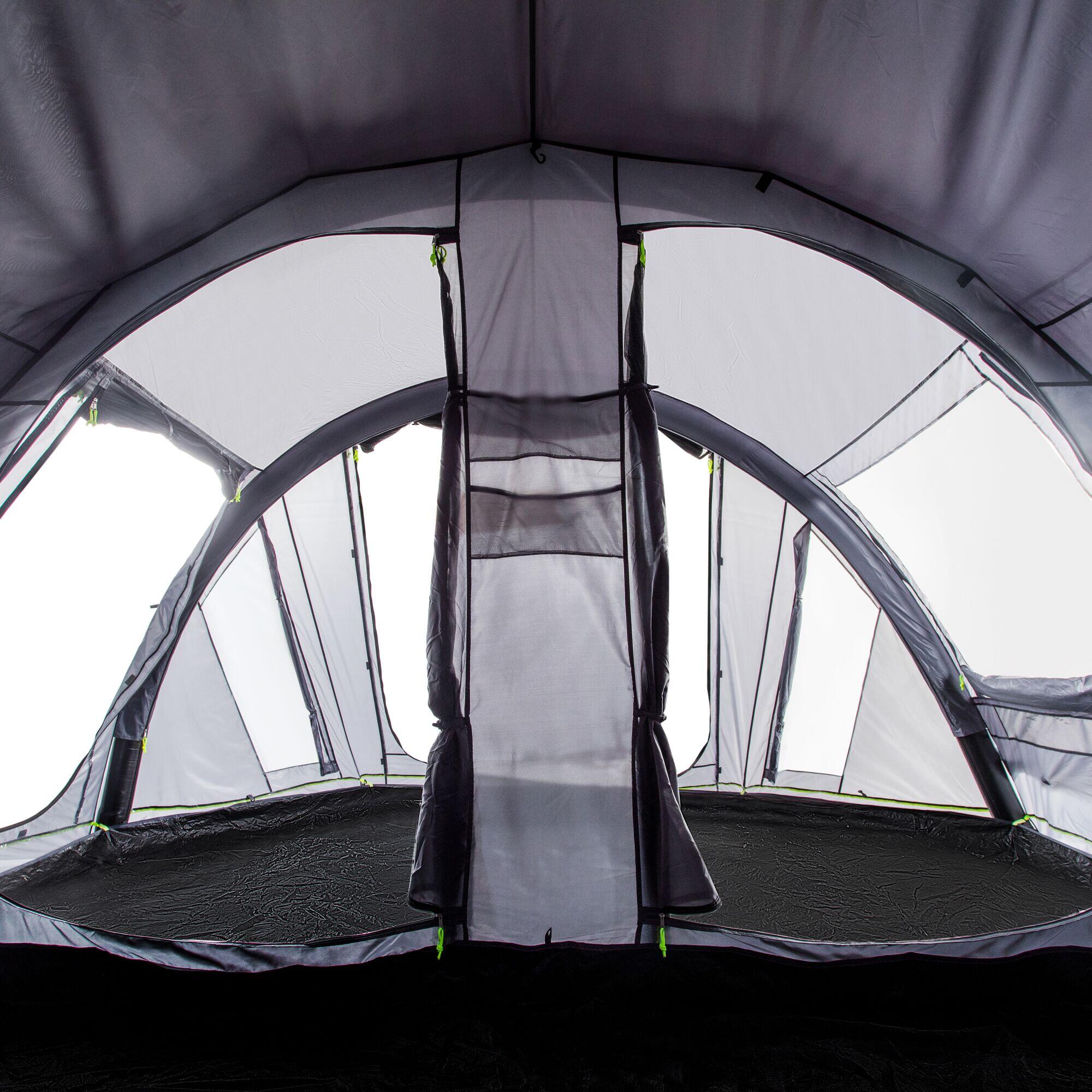 Kolima v2 6-Man Adults' Camping Tent - Lead Grey Ebony 3/5