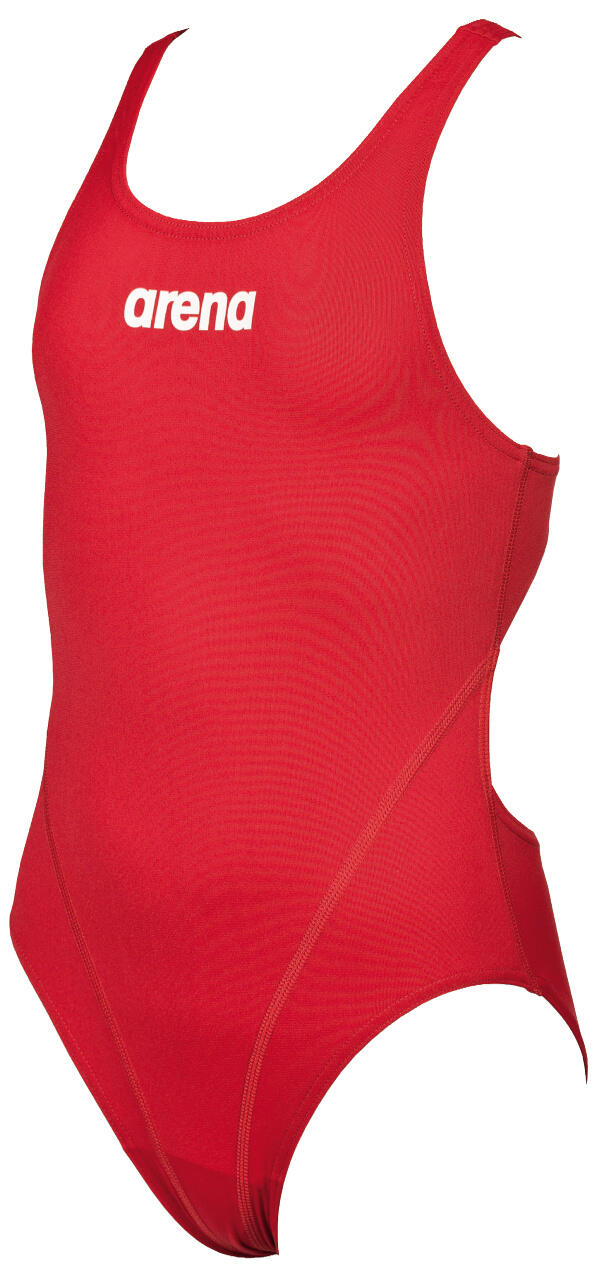 ARENA arena Girls Sports Swimsuit Solid Swim Tech, Red-White