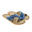 Sandalia De Mujer Brasileras Dedo Azul suela goma Antideslizante