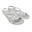 Unisex Strand Flip Flops BRASILERAS in weiß mit Gummisohle