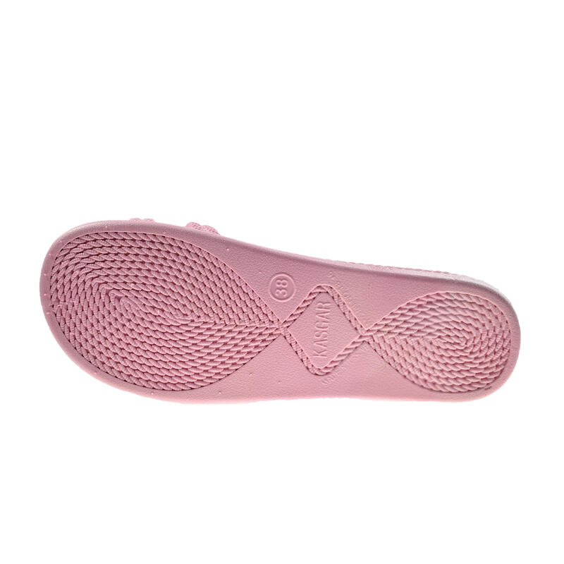 BRASILERAS unisex Strand Flip Flops in rosa mit Gummisohle