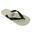 Strandslippers unisex Brasileras wit en blauw met antislipzool