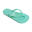 BRASILERAS Damen Flip-Flops für den Strand in aqua grün mit Gummisohle