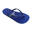 Strandslippers dames Brasileras blauwe rubberzolen