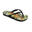 Kinder-Strand-Flip-Flops BRASILERAS in schwarz mit Gummisohle